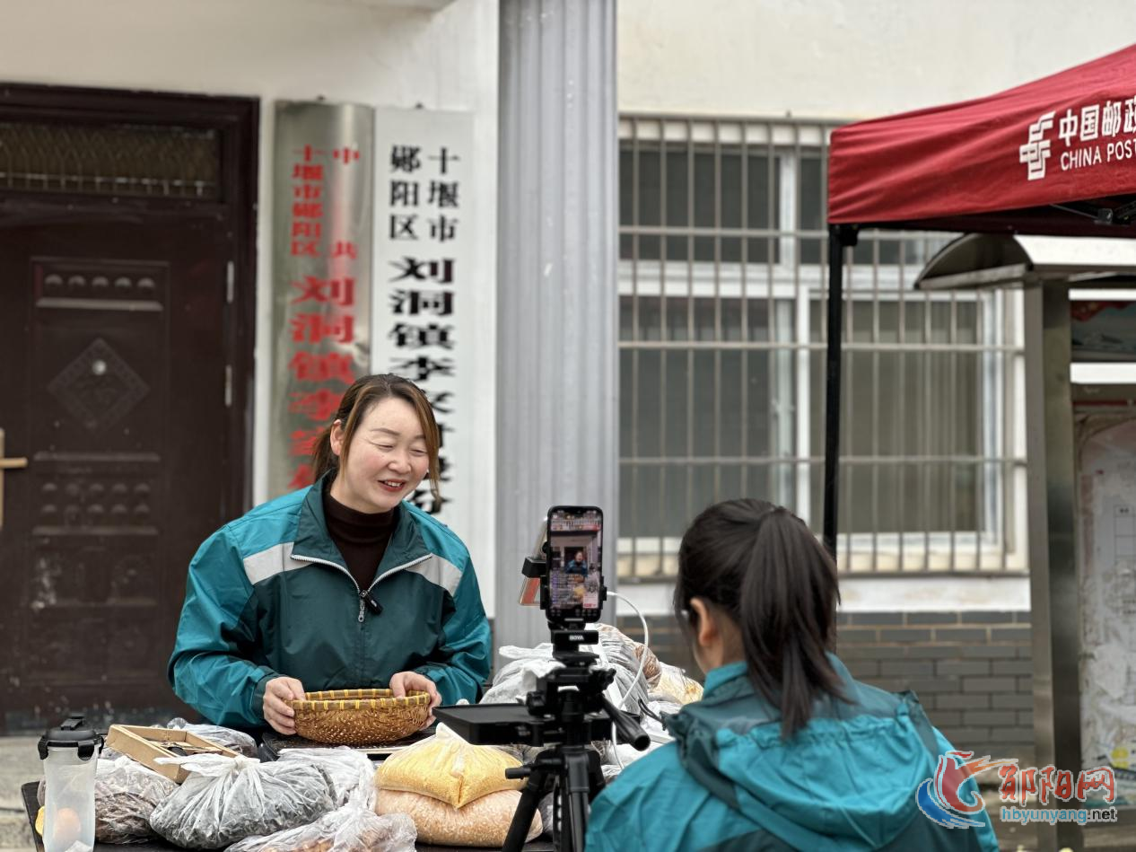 邮政助农直播间飘“乡味”  刘洞镇李家村好物畅销“云集市”