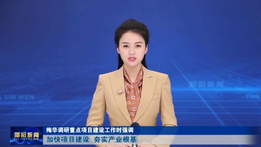 梅华调研重点项目建设工作时强调 加快项目建设 夯实产业根基